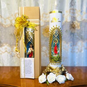 vela sencilla con estuche