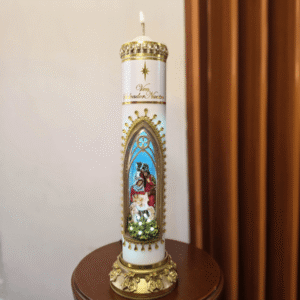 Velón Pesebre en Gruta 3 pulgadas